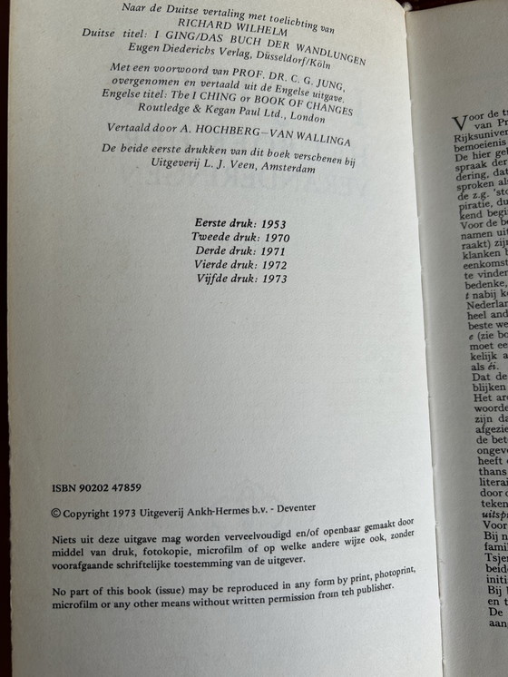 Image 1 of Boek I Tjing 