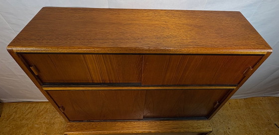 Image 1 of Mid-Century Retro Vintage Teak Stacking Bookcase by Simplex   Modular Design • Elegant Storage • British Mid-Century Craftsmansh