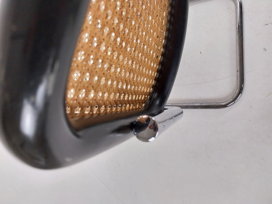 Image 1 of 2 x Marcel Breuer buisframe stoelen S32 door Thonet 1980's