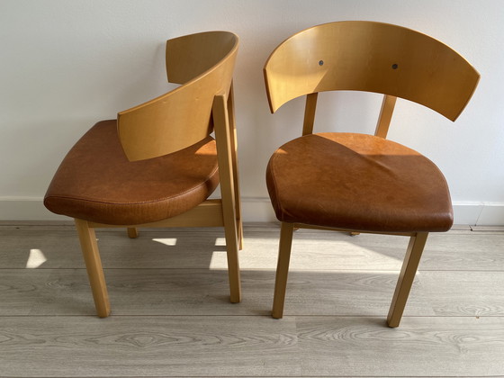 Image 1 of 2x Ikea Vintage Stoel Niels Gammelgaard