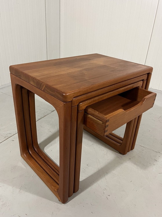 Image 1 of Br Gelsted Nesting Tables Mimiset With Drawer Denmark