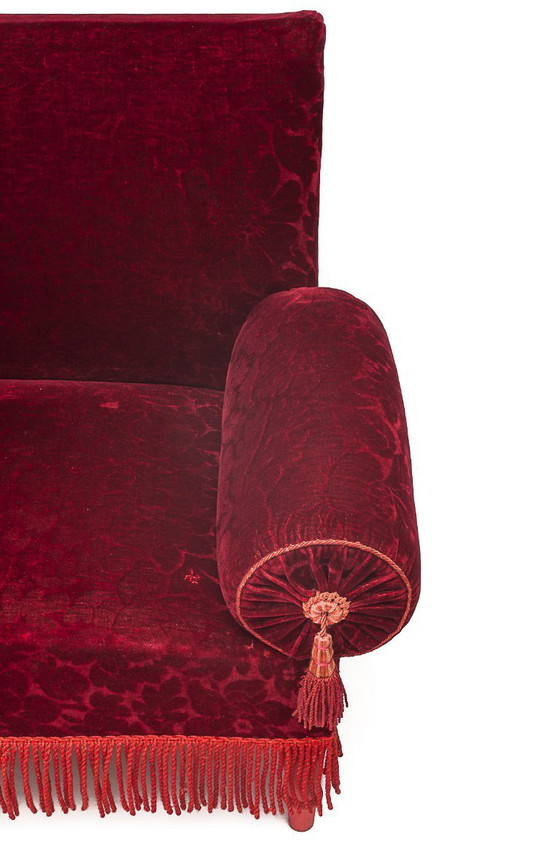 Image 1 of Sofá alsaciano rojo