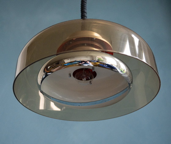 Image 1 of Lampe suspendue Mid Century Space Age par Herda