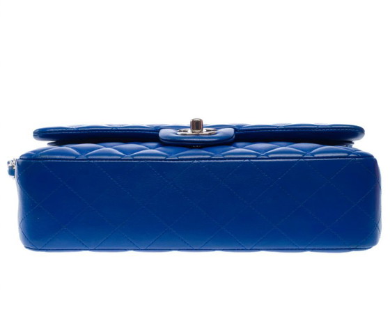 Image 1 of Borsa CHANEL Timeless/Classique in Cuir Bleu - 103333