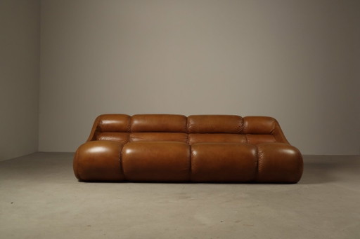 'Ciuingam' Sofa by De Pas, D'Urbino & Lomazzi for BBB Emmebonacina, 1967 – 3 5 zitsbanken, Leather (photo 2 of 15)