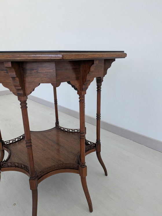 Image 1 of Coffee Table - Smoked - Octagonal Orientalism Sidetable