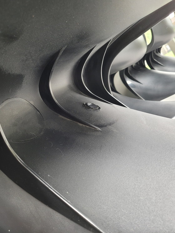 Image 1 of 8x matte black chairs in perfect condition!