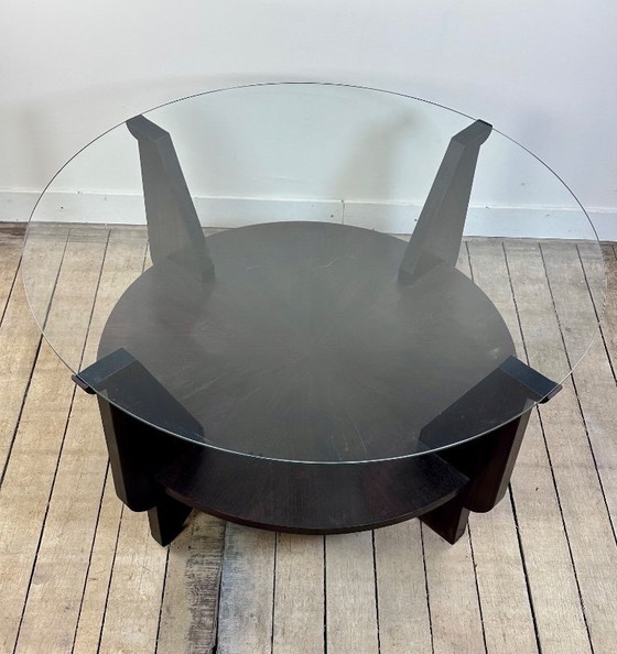 Image 1 of Art Deco mahogany coffee table 1930