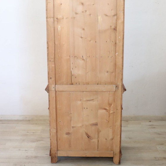Vitrine ancienne en bois de mélèze, Italie, fin du XIXe siècle – Wood (photo 10 of 13)