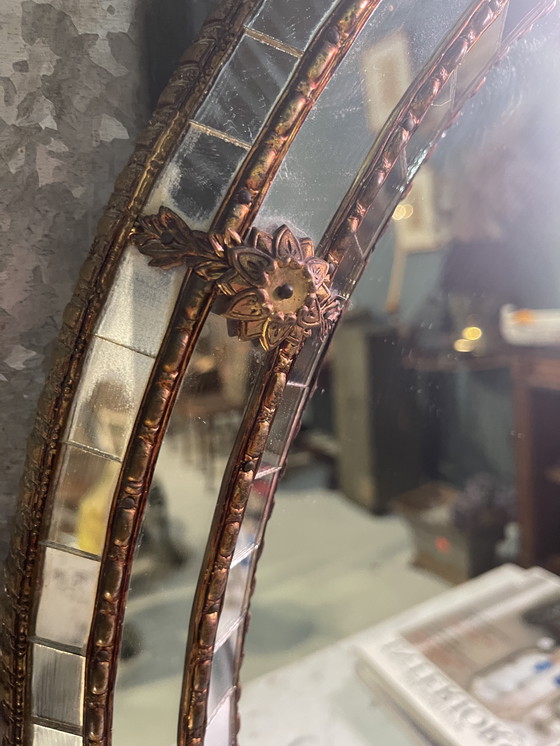 Image 1 of Miroir vintage en mosaïque vénitienne