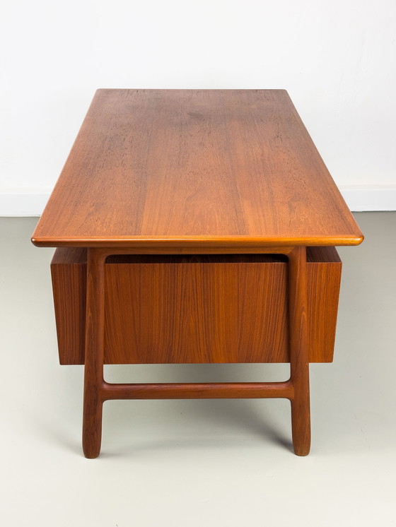 Image 1 of Model 75 Teak bureau van Omann Jun, 1960S