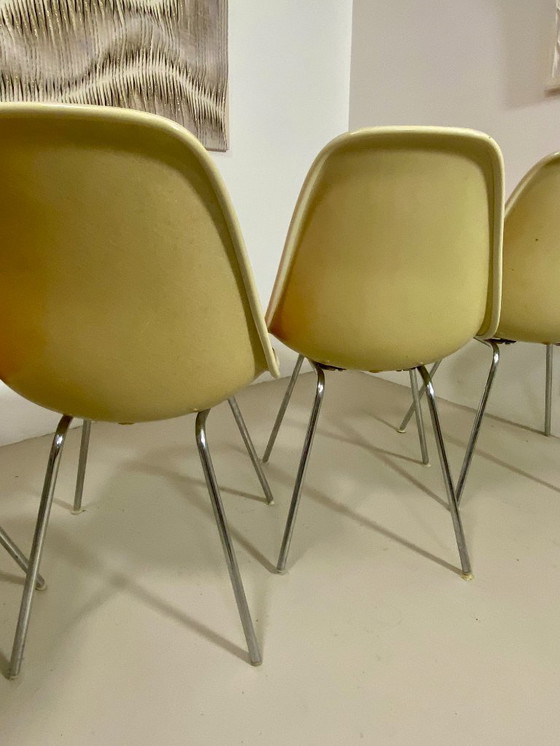 Image 1 of Juego de 4 sillas DSW Eames – Herman Miller (1952)