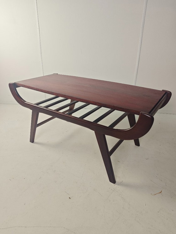 Mid Century Modern Vintage Coffee Table Reversible Top – Wood (photo 3 of 9)