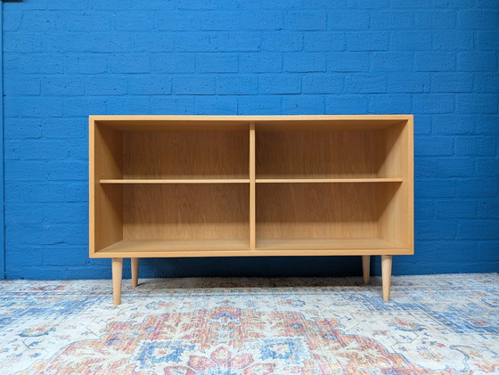 Image 1 of Vintage Oak Low Bookcase, Borge Mogensen For Karl Andersson, 1960s