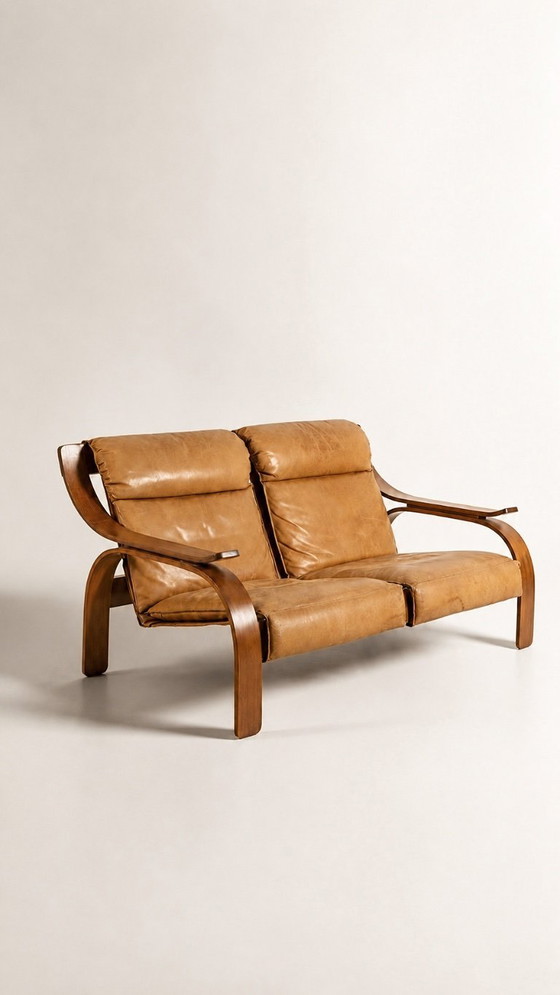 Image 1 of Woodline-Sofa, Marco Zanuso für Arflex, 1962