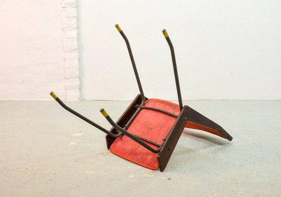 Image 1 of Sedie da pranzo italiane di design di metà secolo, produzione Brianza, set di 6, Italia, fine anni '50