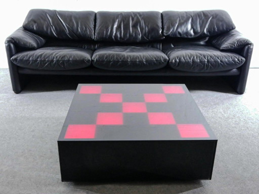 Originele verlichte salontafel ontworpen door Daft Punk en Tom Dixon voor Habitat, circa 2004.