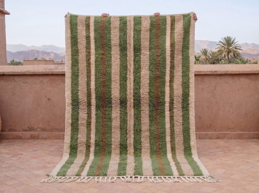 Tappeto berbero in lana naturale, 200 cm x 300 cm