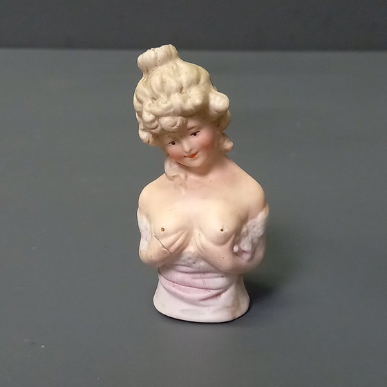 Image 1 of Victorian Bisque Porcelain Figurines - Set