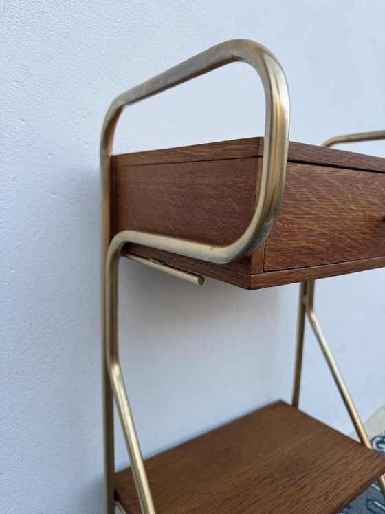 Image 1 of Nachtkastje in Scandinavische stijl uit de jaren 60.