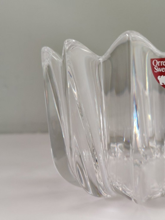 Bol en cristal Orrefors Fleur, Design Jan Johansson, Suède – Crystal, Glass (photo 3 of 11)