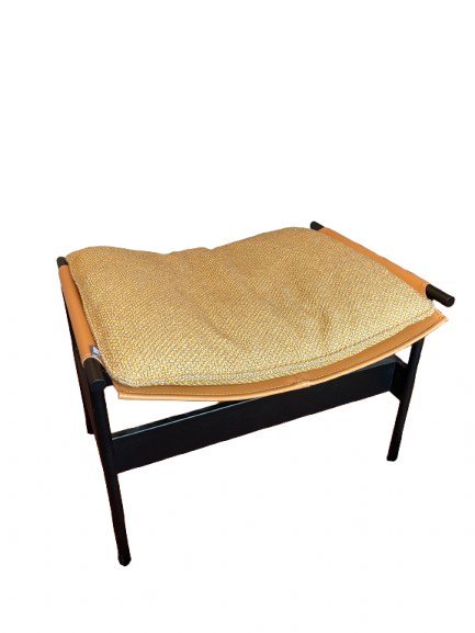 Image 1 of Fauteuil lounge Rolf Benz + ottoman (Neuf, 2023, garantie et certificat inclus)