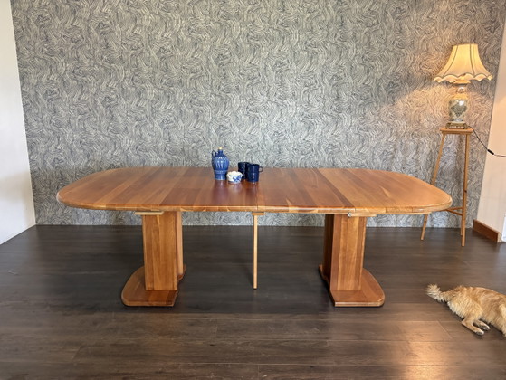 Mid Century Oak Dining Table – Wood (photo 7 of 7)