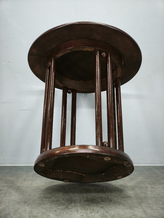 Fledermaus Weense Secession-tafel, toegeschreven aan Kohn of Thonet, circa 1900. – Bijzettafels, Other (photo 9 of 9)