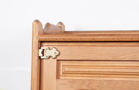 Image 1 of Französisches Sideboard aus massiver Eiche von Guillerme und Chambron für Your Home 1960.