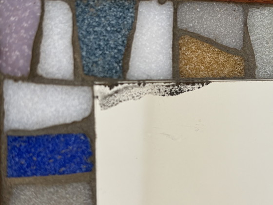 Image 1 of Vintage mozaïek spiegel jaren 80