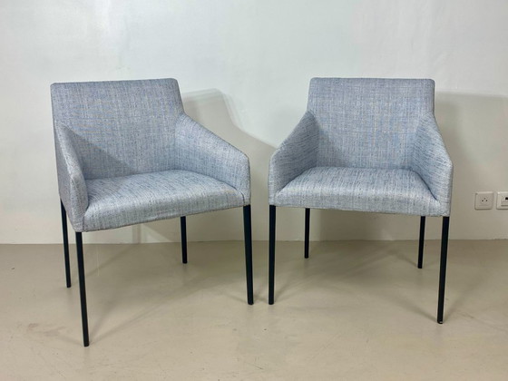 Image 1 of Set di 4 poltrone di design Arper Saari rif. Samantha .