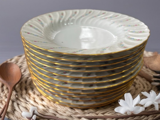 Image 1 of Richard Ginori - Table service for 12 people (68) - Quelque fleur - Porcelain
