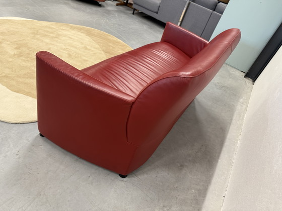 Image 1 of Leolux Quantissimo Sofa Red Leather