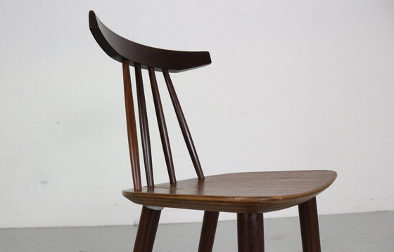 Image 1 of Set di sei sedie da pranzo Poul Volther