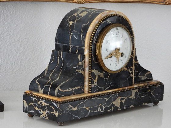 Image 1 of Esclusivo orologio da camino in marmo