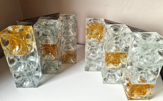 Image 1 of Paar Wandleuchten von Albano Poli für Poliarte