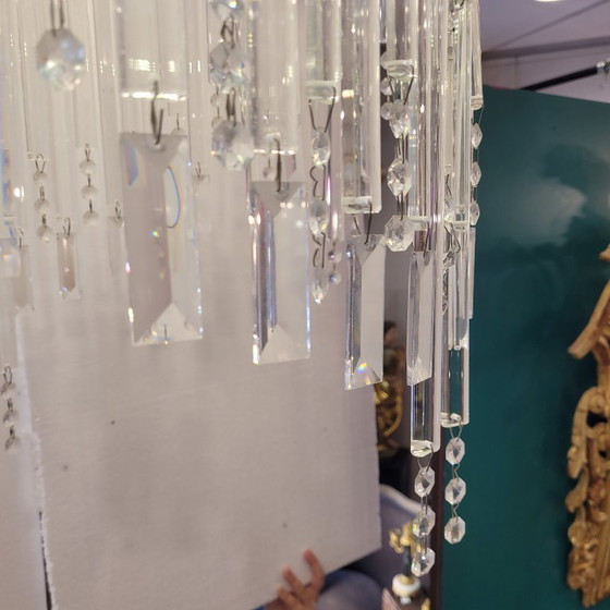 Image 1 of Kandelaber / Kronleuchterkristalle, Hollywood Regency, 90er Jahre - Italien