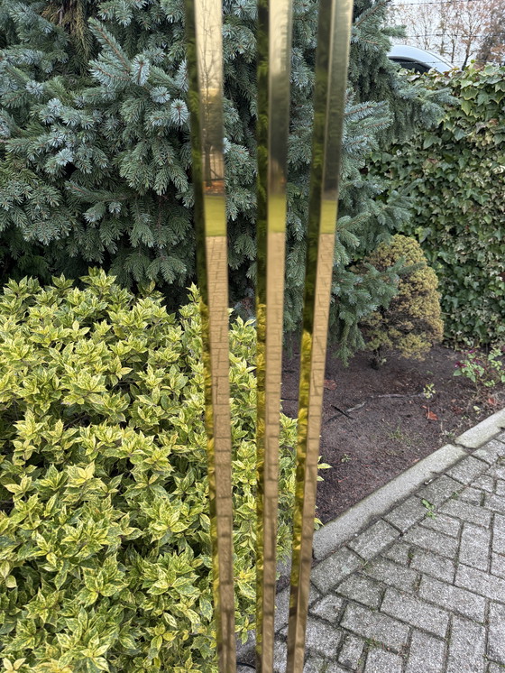 Image 1 of Lampada da terra Lustrerie Deknudt Hollywood Regency color oro