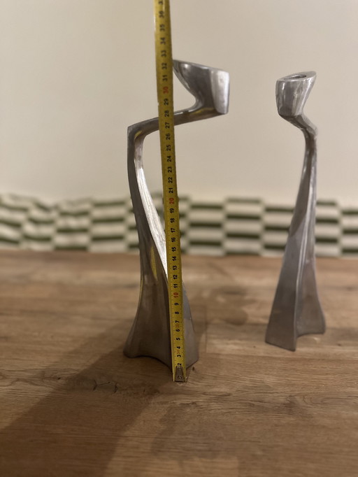 3x Matthew Hilton Design Swan Kandelaren 