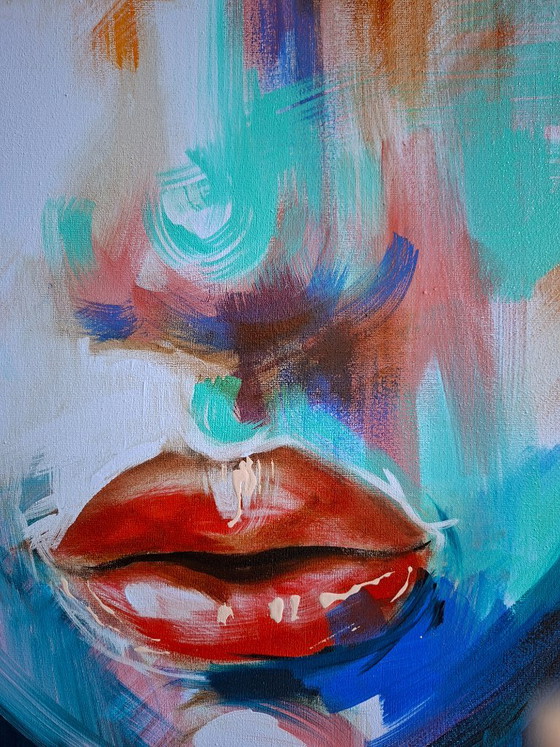 Face – Maja Stracke, Pinturas y dibujos, Lienzo (photo 6 of 6)
