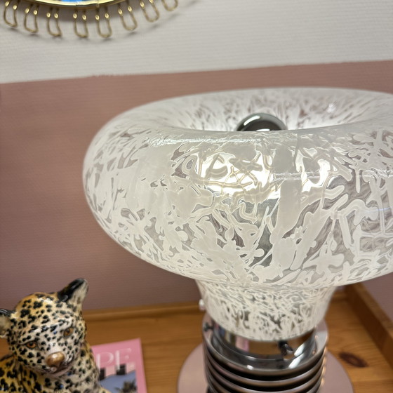 Image 1 of Italy murano glass table light 1970's