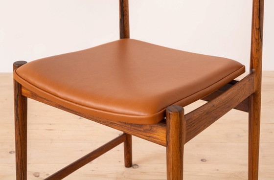 Image 1 of Torbjørn Afdal Darby eethoek met zes stoelen en uitschuifbare tafel, Noorwegen, jaren 60