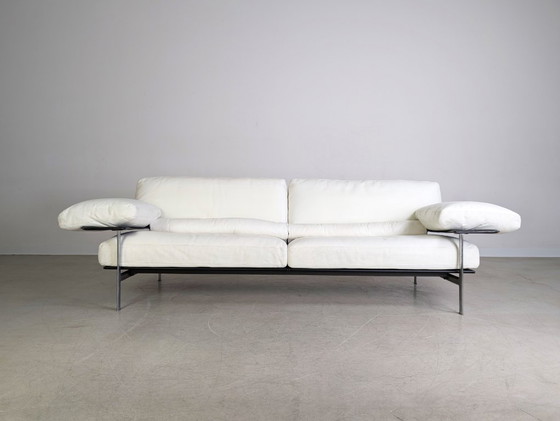 Image 1 of B&B Italia Sofa Diesis Leder weiß Couch Antonio Citterio Paolo Nava