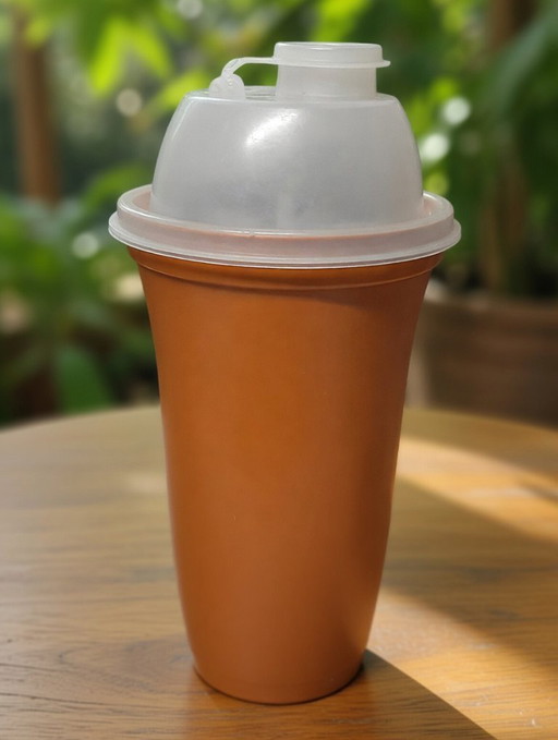 Ensemble de 3 pièces Tupperware vintage : pichet à jus, shaker et tour à épices