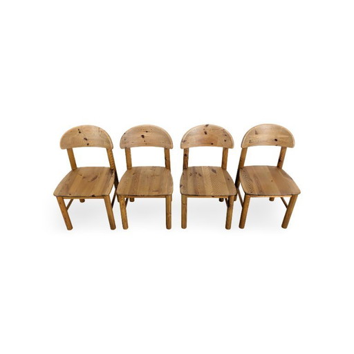 4er Set Rainer Daumiller Stühle Midcentury Stuhl Kiefer Vintage