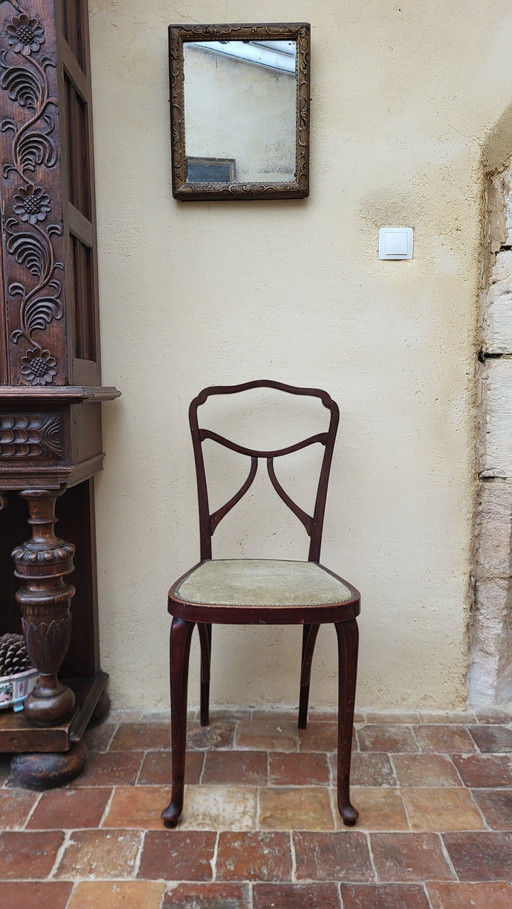 2 Thonet Art Nouveau chairs