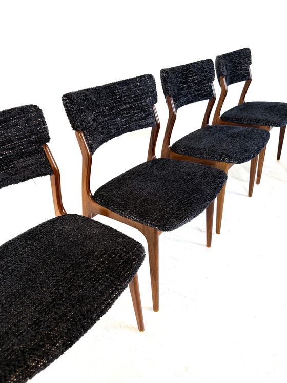 Image 1 of 6 restored Danish dining chairs '60
