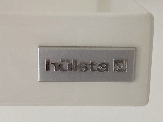 Image 1 of Hülsta Lilac hoogglans creme wandkast en -planken zeer goede staat