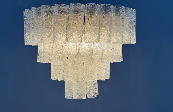 Image 1 of Mid - Century ceiling lamp/chandelier by Doria Leuchten, Germany, 1970s