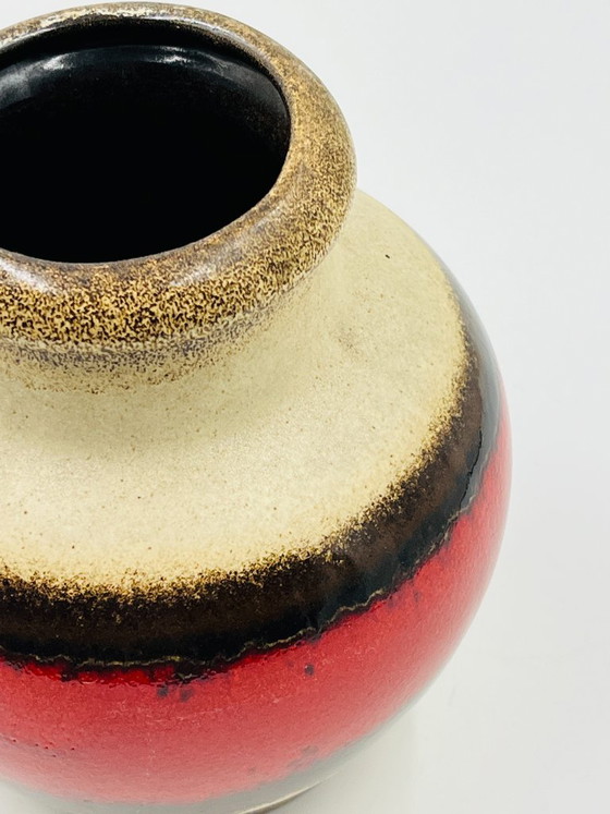 Image 1 of Scheurich 291 vase with red cabochon balls